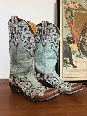 Old Gringo Western Marrione Snip Toe size 8